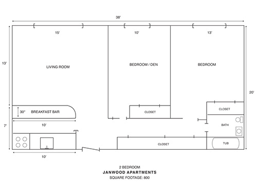 2BR Floorplan